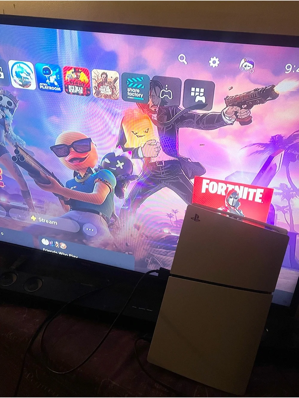 Sony PlayStation 5 Digital Edition Console with White and Black Accents